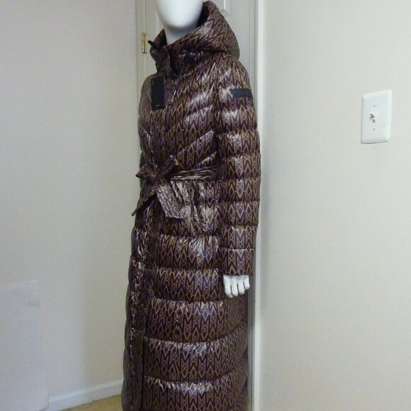 MACKAGE Calina Logo-print Padded Long Down Coat - Picture 11 of 13